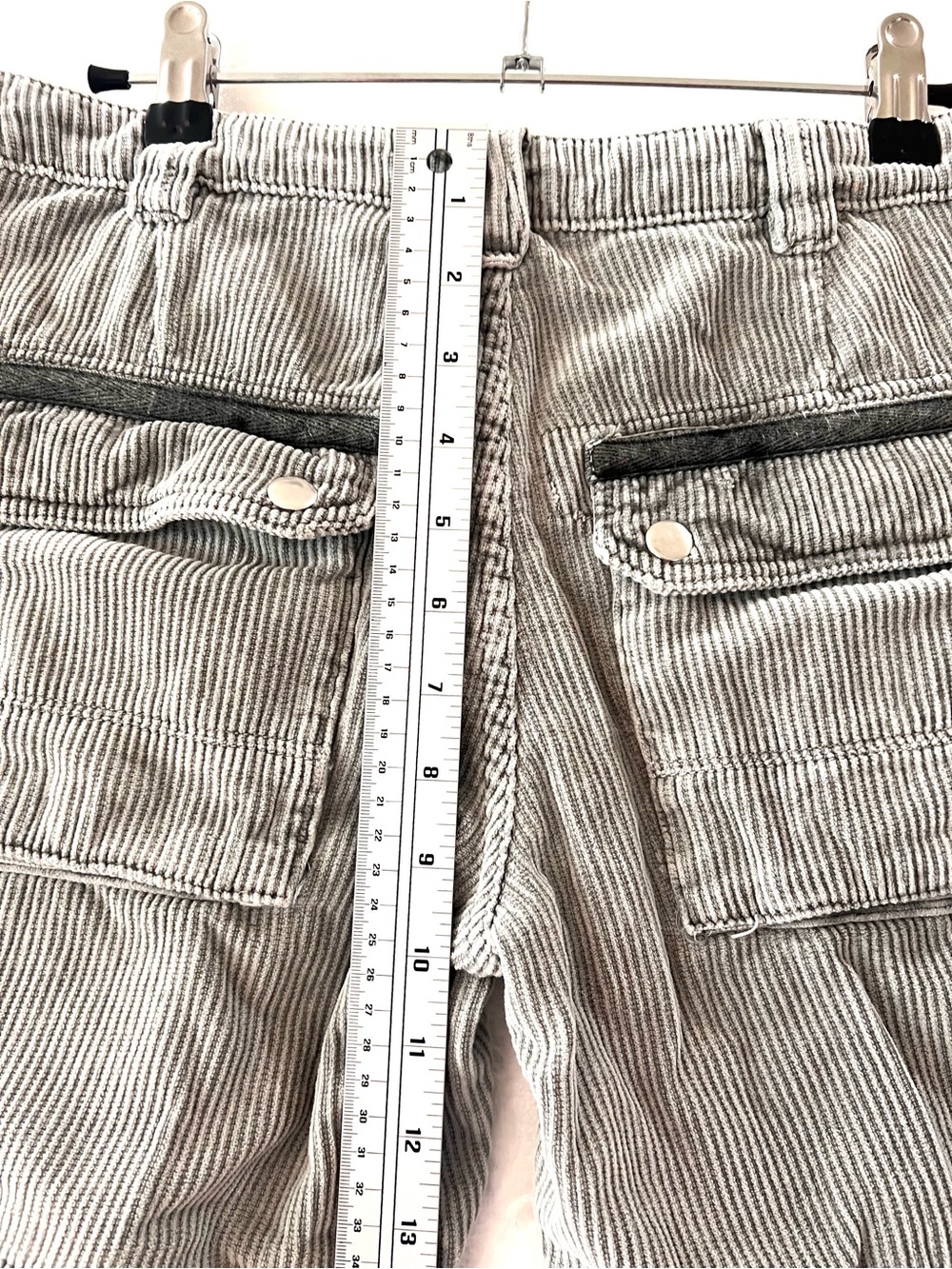 Free People Last Time Stacked Cargo Corduroy Baggy Pants size 6 - Picture 5 of 10